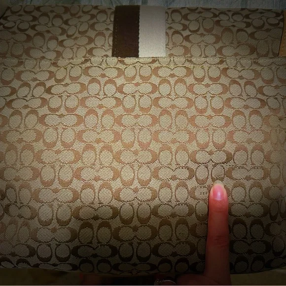 Vintage Y2K Coach Brown Signature Crossbody Bag messenger bag - Picture 15 of 17